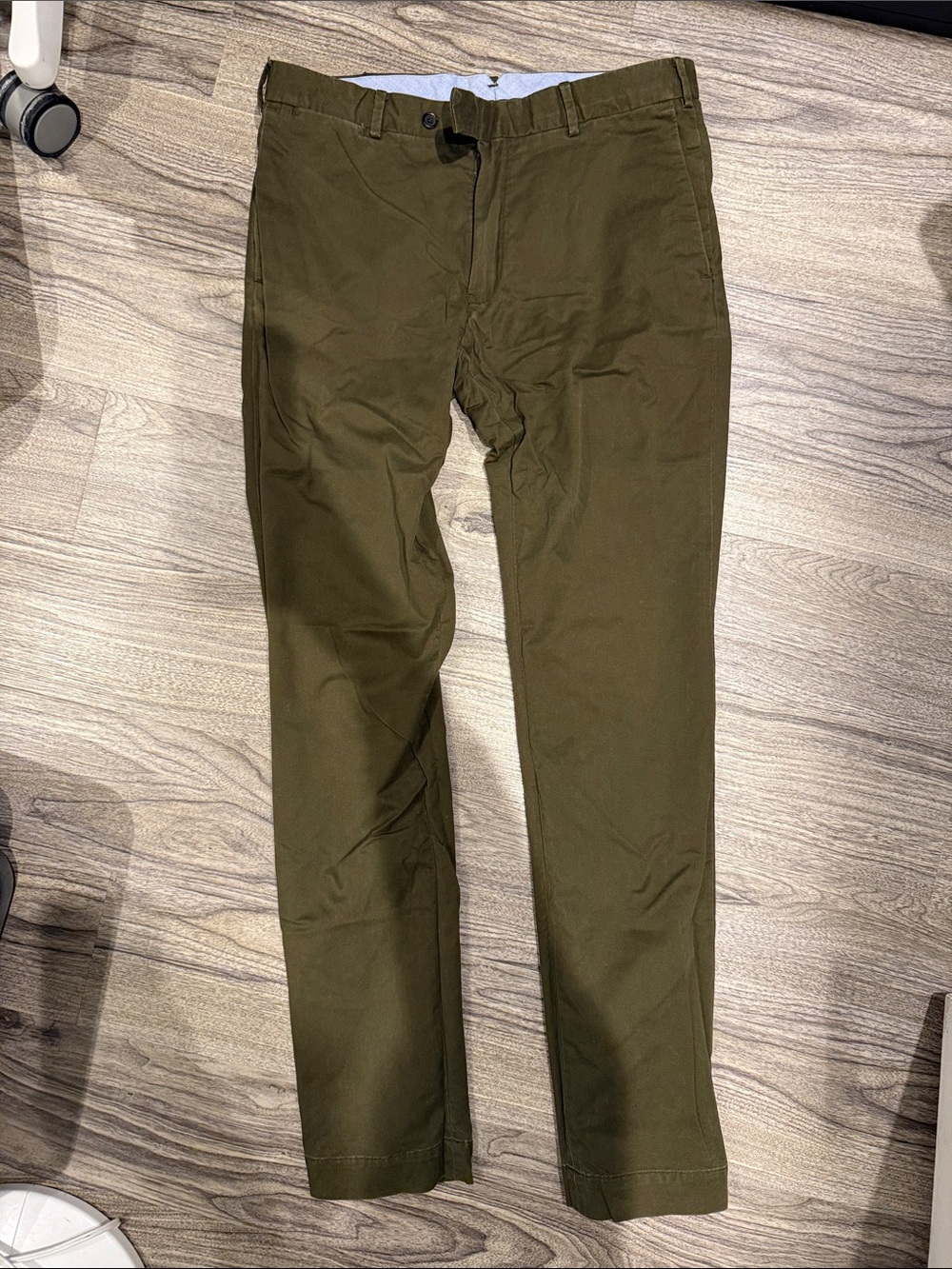 Ralph Lauren Olive Green Stretch Chino Pants